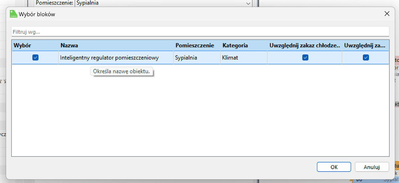 Wybór regulatora